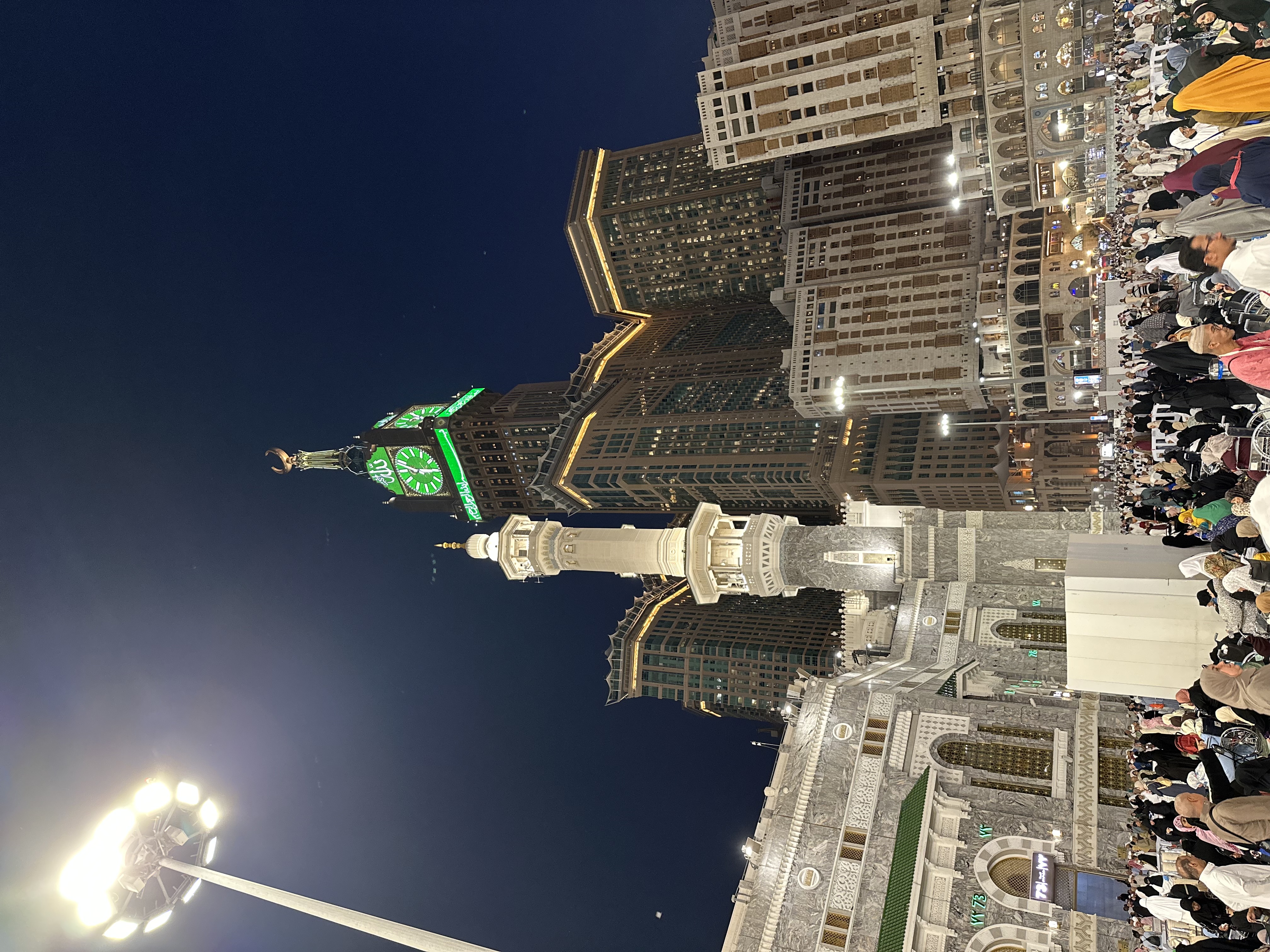 Mecca Clock tower building is famous for its beauty and its the 4th tallest building in the world